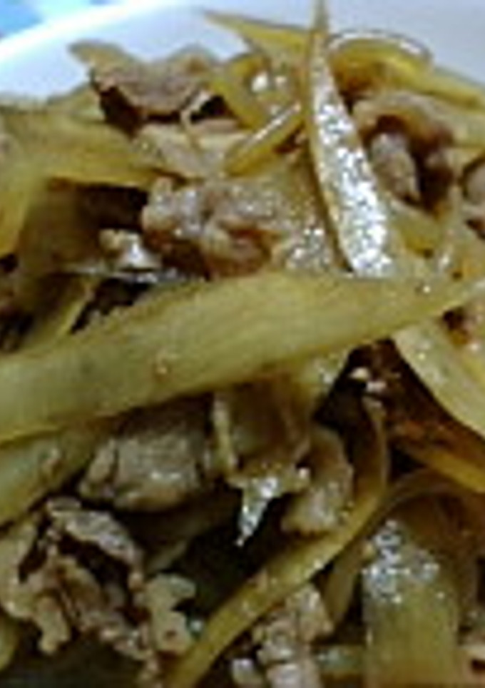 牛肉と牛蒡の炒り煮-レシピのメイン写真