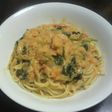 カニとトマトのクリームスパゲッティ♪
