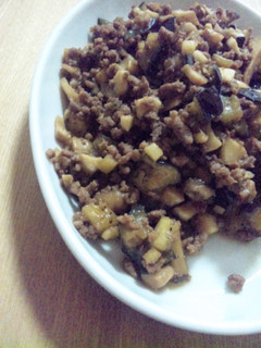 エリンギとなすのひき肉炒め-レシピのメイン写真