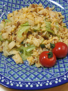 簡単☆長いもと肉味噌のおいしい炒飯!!-レシピのメイン写真