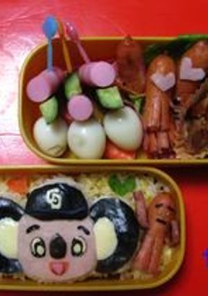 ドアラ ☆ キャラ弁（中日ドラゴンズ）-レシピのメイン写真
