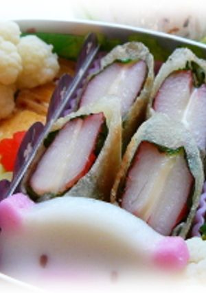 おべんとうに♪簡単かにかま春巻-レシピのメイン写真