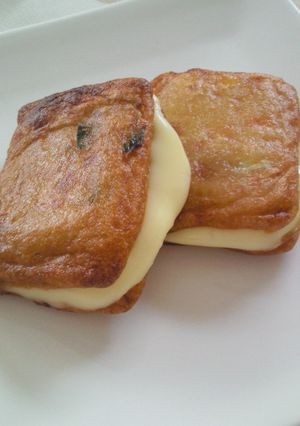簡単おつまみ！チーズｉｎさつまあげ☆-レシピのメイン写真