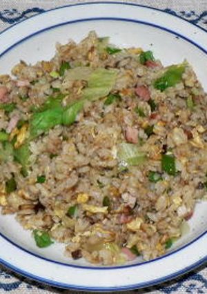 エスニック風レタスチャーハン-レシピのメイン写真
