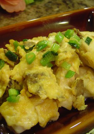 優しい味～！豆腐とまいたけの卵炒め♪-レシピのメイン写真