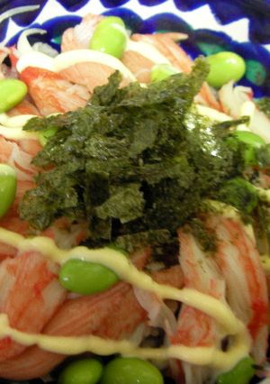 カニカマで。簡単おいしい彩り丼-レシピのメイン写真