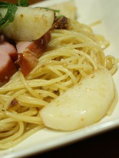 しゃきしゃき長いもとベーコンの和風パスタ-レシピのメイン写真