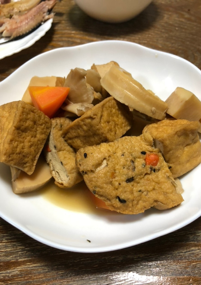 厚揚げ＆がんもと筍の煮物-レシピのメイン写真