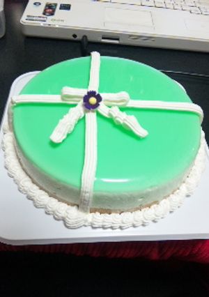 ○●ミントのプレゼントケーキ●○-レシピのメイン写真