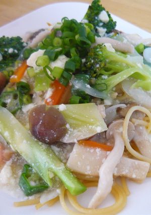 ☆具だくさん☆海鮮!!和風あんかけパスタ-レシピのメイン写真