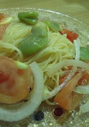 そら豆のカッペリーニ-レシピのメイン写真