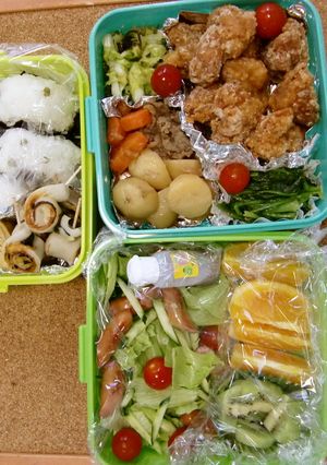初めての運動会お弁当２０１０肉じゃが入り-レシピのメイン写真
