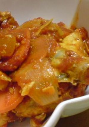 鯖のカレートマト煮-レシピのメイン写真
