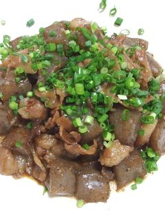 こんにゃくと豚肉の甘辛炒め-レシピのメイン写真