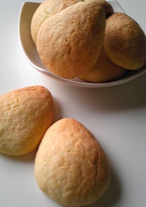 簡単おやつ！材料３つ懐かしい味たまごパン-レシピのメイン写真