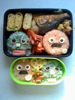 ガチャピン&ムック『キャラ弁』-レシピのメイン写真