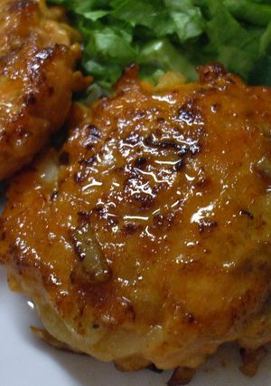 バター醤油 de 生鮭のハンバーグ-レシピのメイン写真