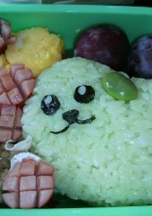 キャラ弁　豆しば-レシピのメイン写真