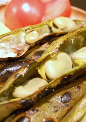空豆のグリル～魚焼きグリルで焼くだけ♪～-レシピのメイン写真
