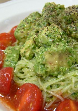 Wソースで２度おいしい♪冷製パスタ-レシピのメイン写真