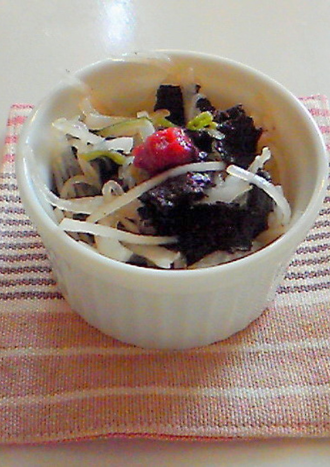 切ってちぎるだけ♪大根・海苔さらだ☆-レシピのメイン写真