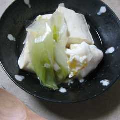 รูปของ やさしい味★の豆腐と卵の煮物