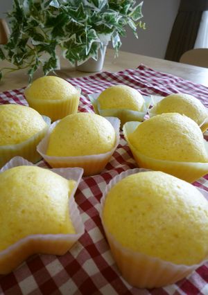 野菜ジュースで爽やか☆簡単蒸しパン-レシピのメイン写真