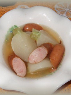 かぶとウインナーのコンソメ煮-レシピのメイン写真