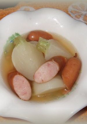 かぶとウインナーのコンソメ煮-レシピのメイン写真