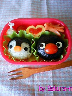 キャラ弁☆ピングー&ピンガ♪-レシピのメイン写真
