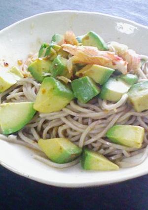 アボカド蟹蕎麦-レシピのメイン写真