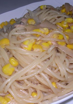 ツナとコーンのパスタ-レシピのメイン写真