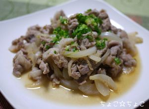 ヨシダグルメソースで「豚の生姜焼き」-レシピのメイン写真