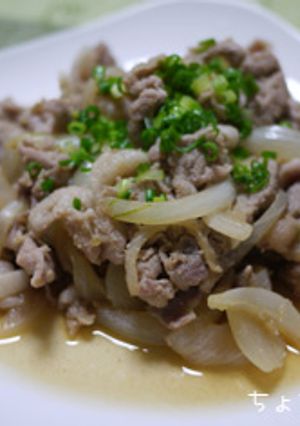 ヨシダグルメソースで「豚の生姜焼き」-レシピのメイン写真