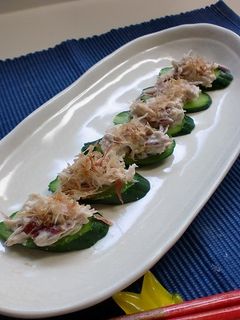 きゅうりとミョウガの簡単さっぱりおつまみ-レシピのメイン写真