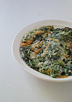 卵なしで♪ほうれん草の塩チヂミ-レシピのメイン写真
