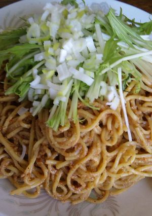 汁無し白ゴマ坦々麺-レシピのメイン写真
