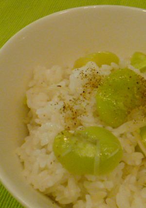 新生姜とそら豆の軽い炊き込みごはん。-レシピのメイン写真
