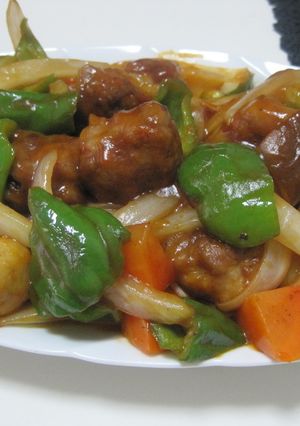 薄切り肉でも酢豚♪-レシピのメイン写真