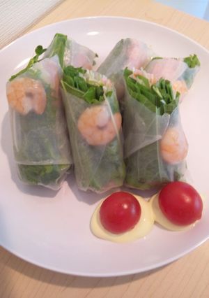 ★超簡単　お野菜いっぱい　生春巻き★-レシピのメイン写真