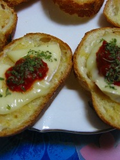 チーズトースト、ガーリック風味-レシピのメイン写真