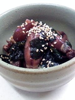 ほたるいかとワカメのごま酢味噌和え-レシピのメイン写真
