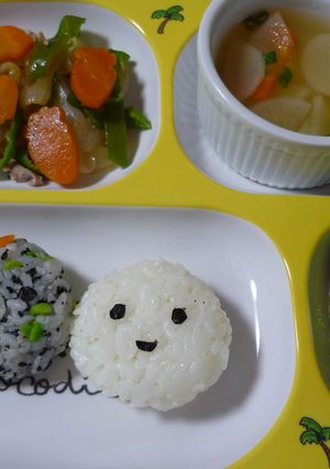 離乳食☆手づかみ☆ケボ＆モッチご飯-レシピのメイン写真