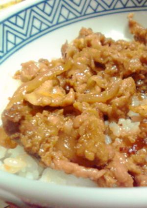 ☆すき焼きのタレで〜簡単豚丼☆-レシピのメイン写真