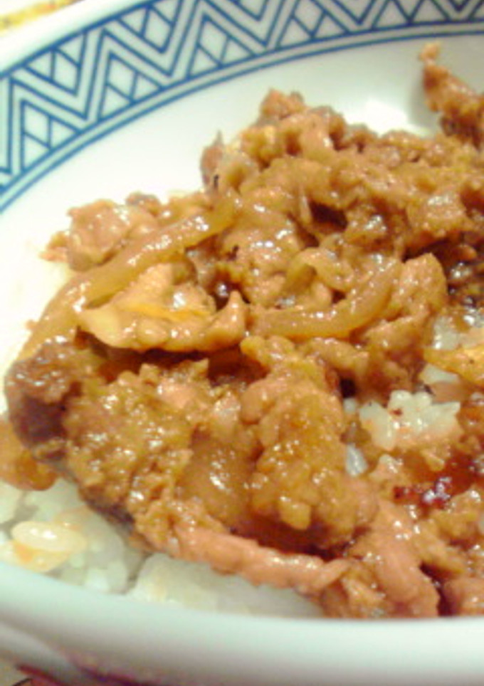 ☆すき焼きのタレで〜簡単豚丼☆-レシピのメイン写真