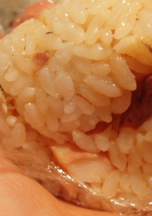 けっこうイケる！アジの開きおにぎり-レシピのメイン写真