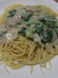 ツナクリーム*スパゲッティ-レシピのメイン写真