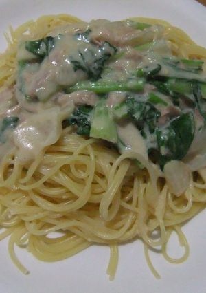 ツナクリーム＊スパゲッティ-レシピのメイン写真