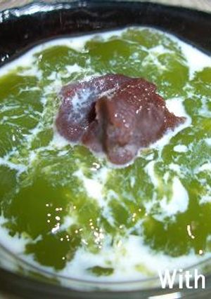 ふるふるな抹茶ゼリー-レシピのメイン写真