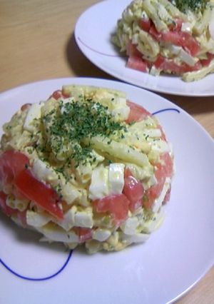 トマトとたまごの簡単サラダ-レシピのメイン写真